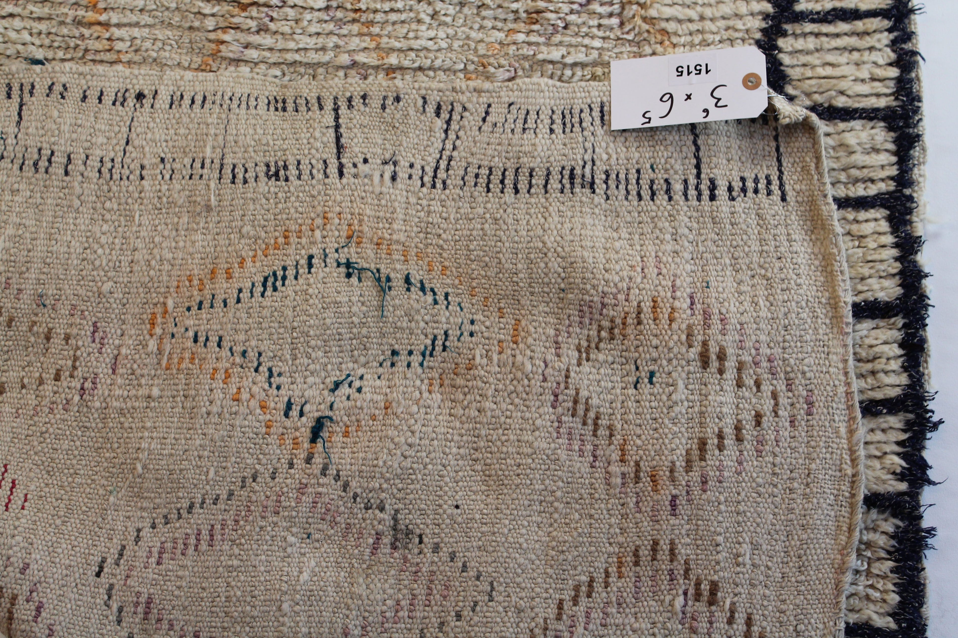 1515 Moulouya with Taupe/Light/DarkBrown Diamonds Pattern