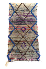 Load image into Gallery viewer, 1119 Open East with Taupe/Multi-Color/Brown/Blue/Purple Diamonds Pattern