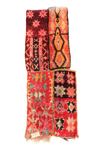 1380 Moulouya with Red/Black/Orange/Blue Various Patterns Pattern