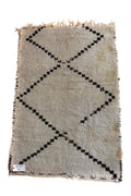 1509 Moulouya with Taupe/Brown/Blue/Red Diamonds and lines Pattern
