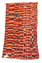 Load image into Gallery viewer, 1346 Boujad with Orange/Red/Black/Tan Squares Pattern