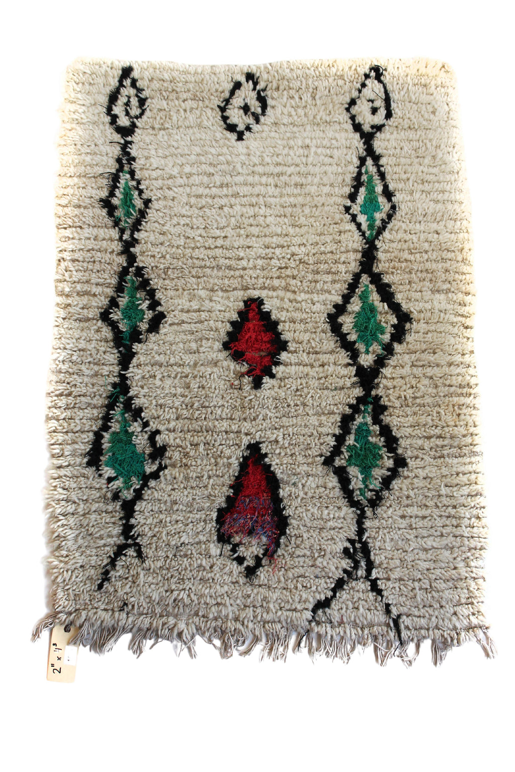 1034 HighAtlas with cream w black/red/green diamonds Pattern (P5)