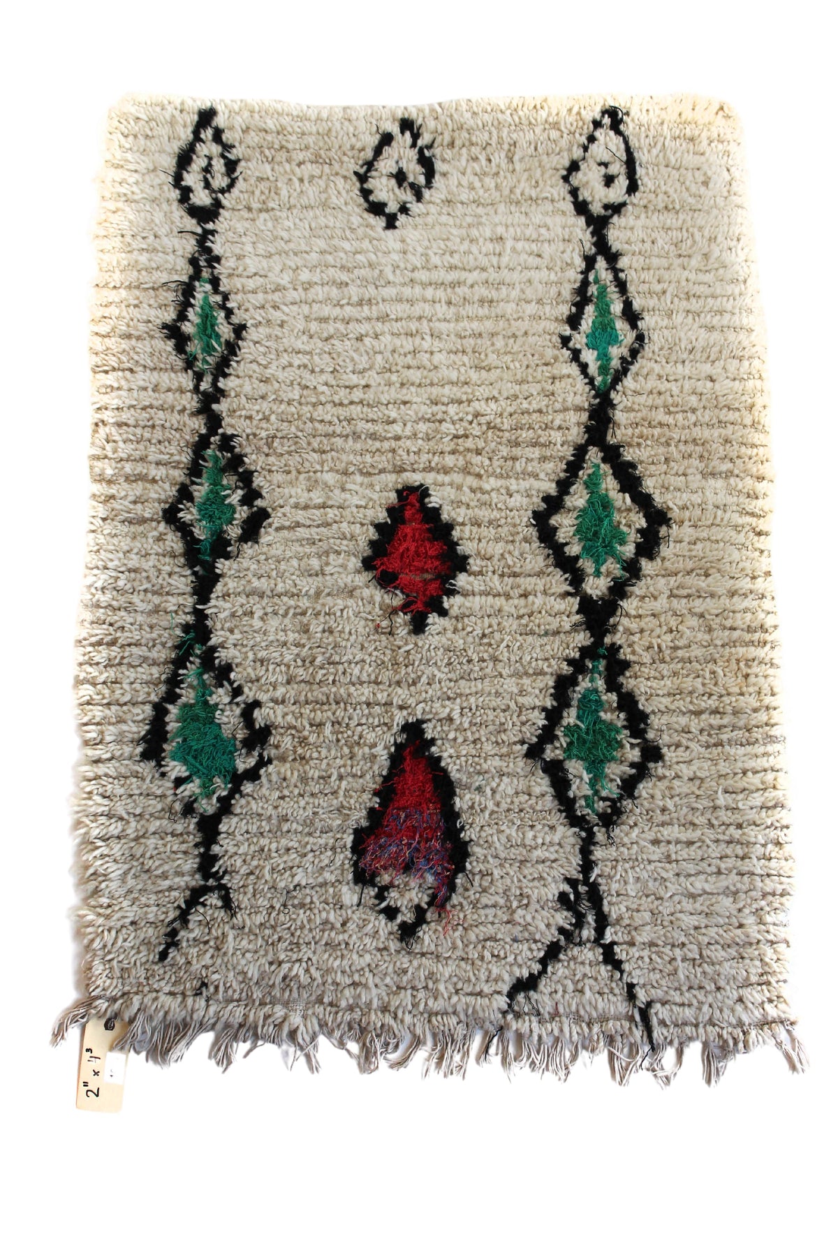 1034 HighAtlas with cream w black/red/green diamonds Pattern (P5)