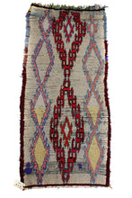 Load image into Gallery viewer, 1016 High Atlas with tan/red/blue/salmon red/salmon diamonds Pattern