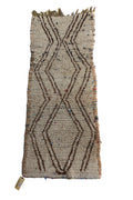 1012 Moulouya with Taupe/Brown Zig-zag Pattern