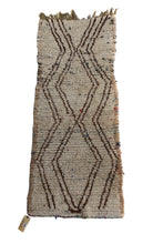 Load image into Gallery viewer, 1012 Moulouya with Taupe/Brown Zig-zag Pattern