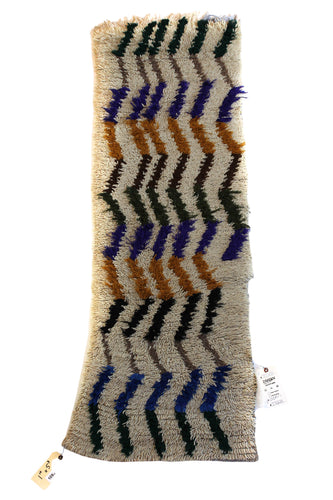 1093 HighAtlas with Taupe/Blue/Mustard.Green/Black Zig-zag Pattern