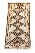 1489 HighAtlas with Taupe/Brown Diamonds Pattern