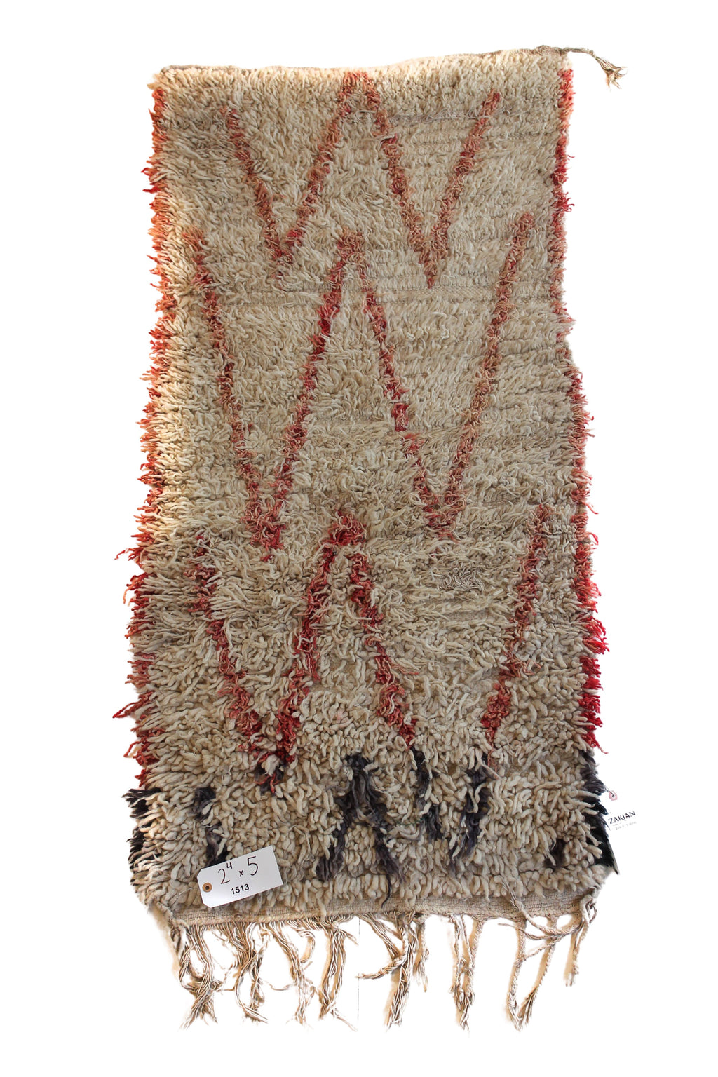 1513 Moulouya with Taupe/Brown/Red/Blue Diamonds and Flecks Pattern  (P3)