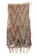 1513 Moulouya with Taupe/Brown/Red/Blue Diamonds and Flecks Pattern  (P3)
