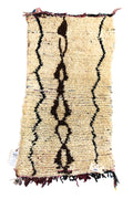 1284 Open East with Taupe/Black/Brown Diamonds and Zig-Zags Pattern