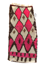 Load image into Gallery viewer, 1307 Moulouya with Taupe/NeonPink/Magenta/Brown Diamonds Pattern