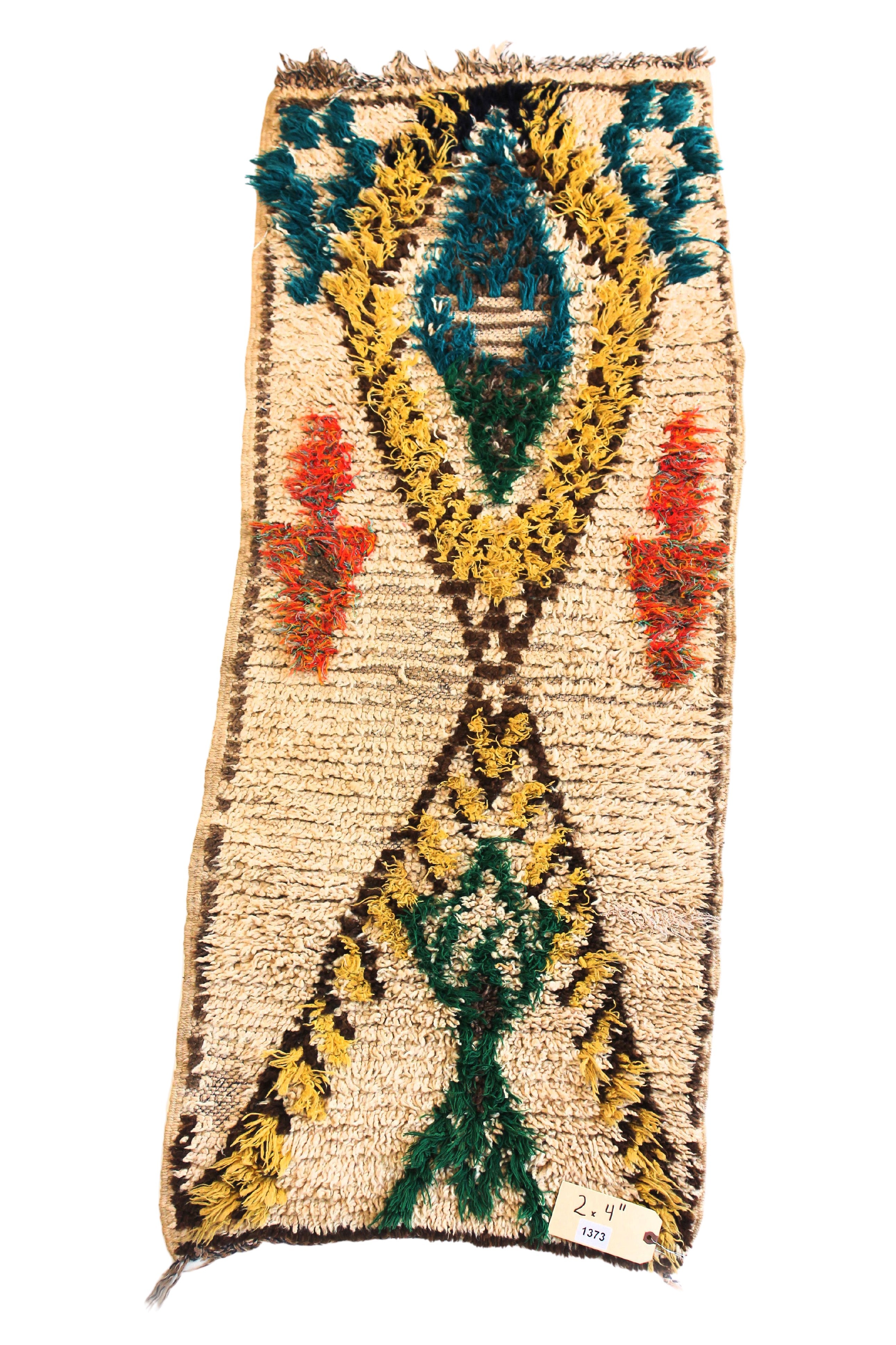 1373 HighAtlas with Taupe/Yellow/Brown/Green/Red/Turquoise Various Patterns Pattern