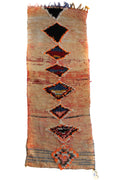 1033 Boujad with orange w multi-color diamonds Pattern (P1)