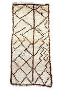 1040 HighAtlas with cream brown diamonds/zig-zags w orange dots Pattern
