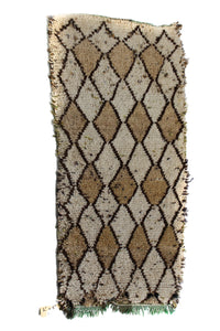 1015 Moulouya with tan/brown/cream brown diamonds Pattern